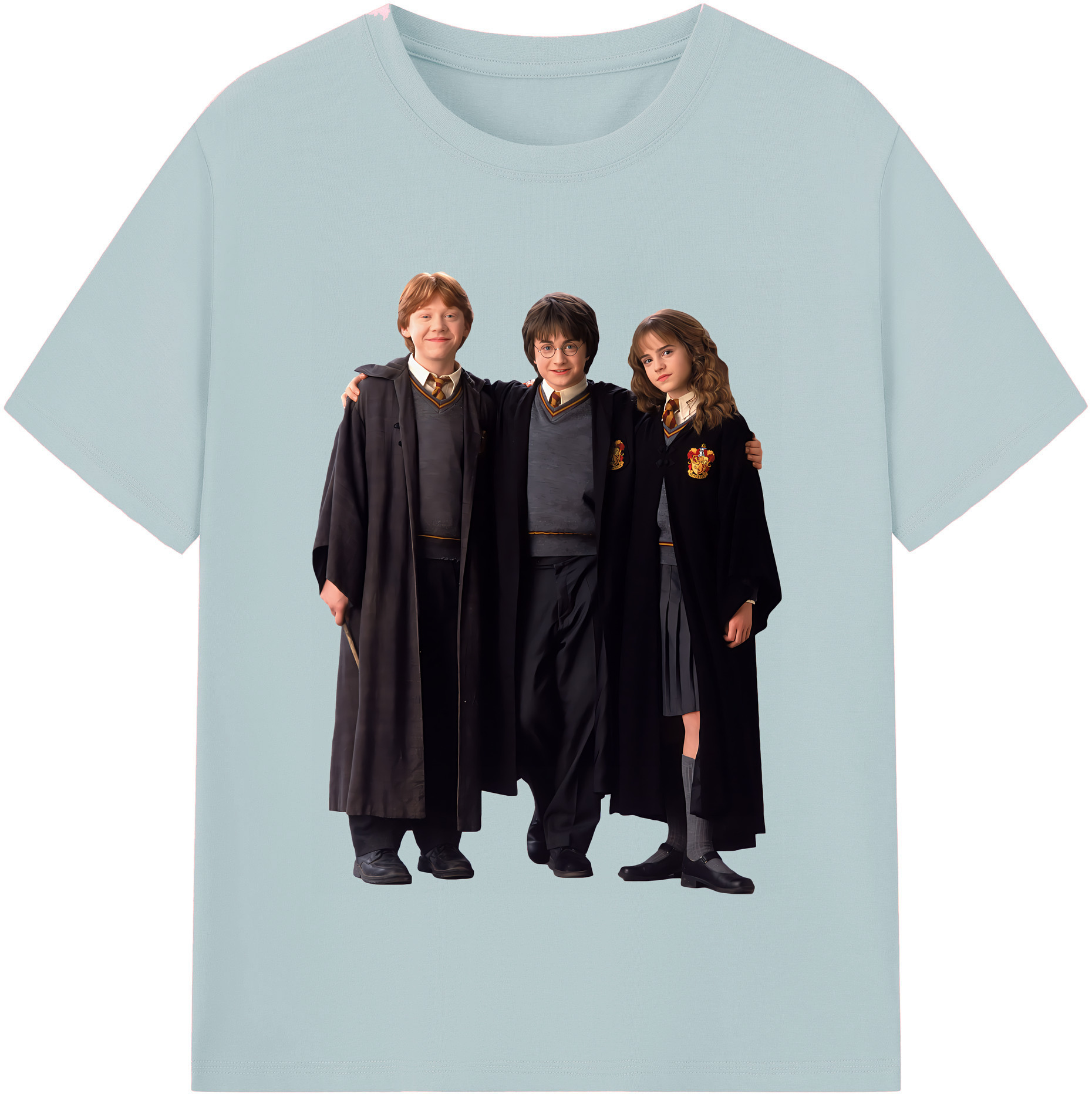 （画像用） Harry Potter ハリー・ポッターシリーズ 綿100％半袖Tシャツ（フロントプリント）